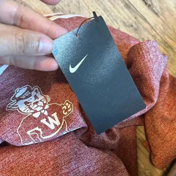 Nike Tops / Nike Washington State Cougars Pull Over Mock Neck Sweater - Picture 2 of 13